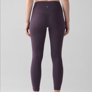 Lululemon Align II 25” sz2 black cherry